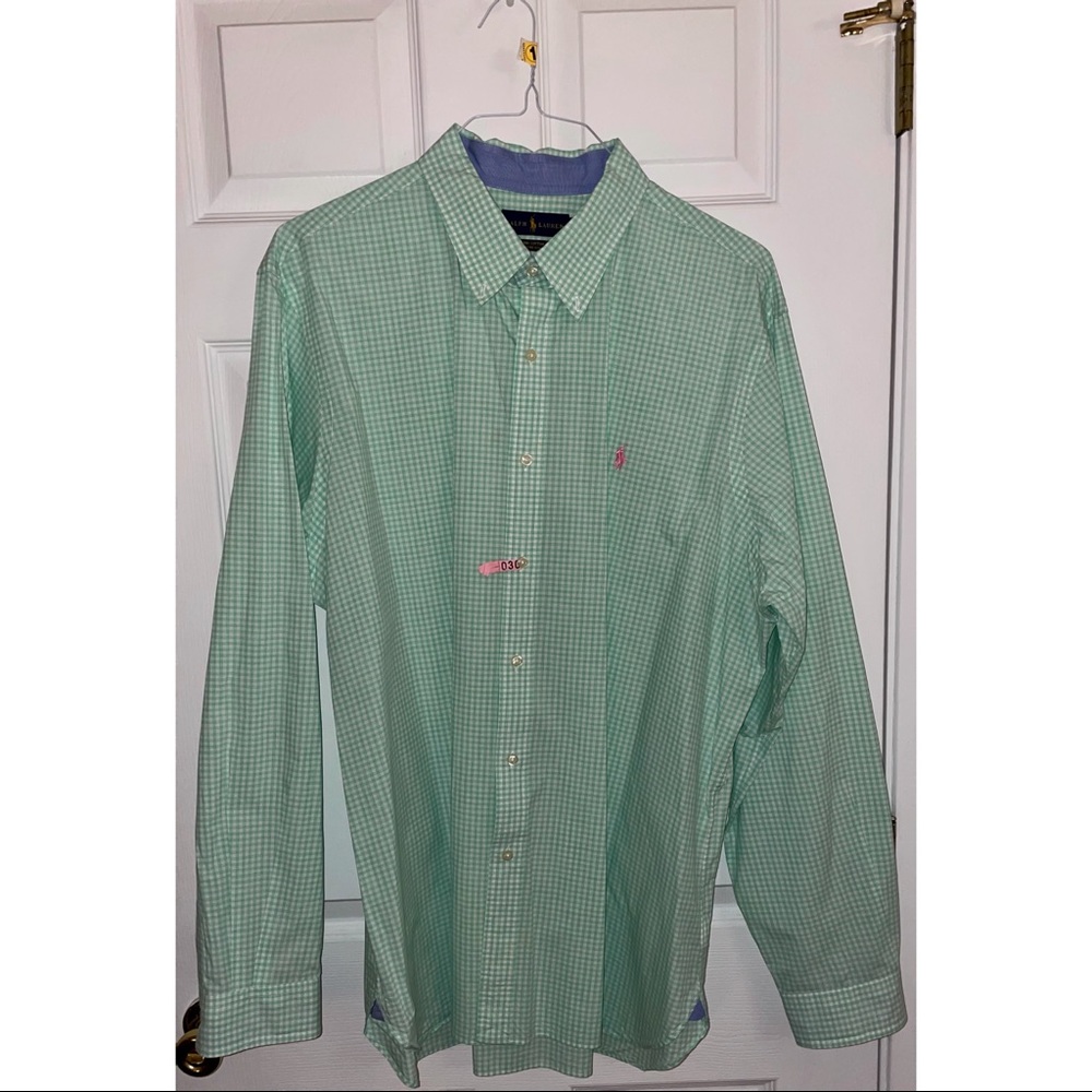 •Ralph Lauren• Gingham Button Down